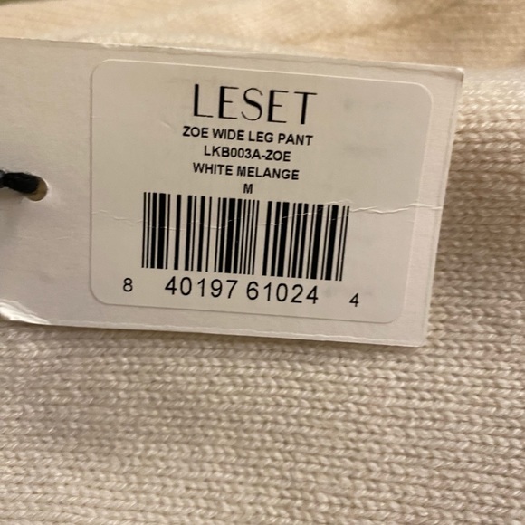 NWT Leset Zoe Wide Leg Pant Size Medium 25% Cashmere Gorgeous! Retail $320 - Picture 9 of 11